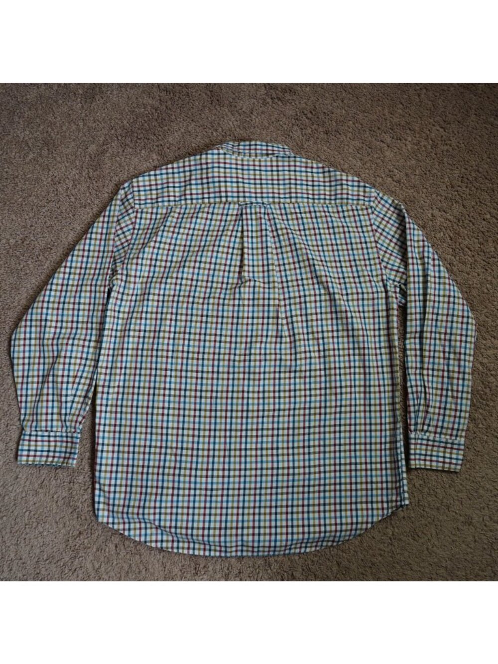 Orvis Button Up Shirt Mens Large Multicolor Plaid Classic Long Sleeve Cotton - Picture 2 of 9